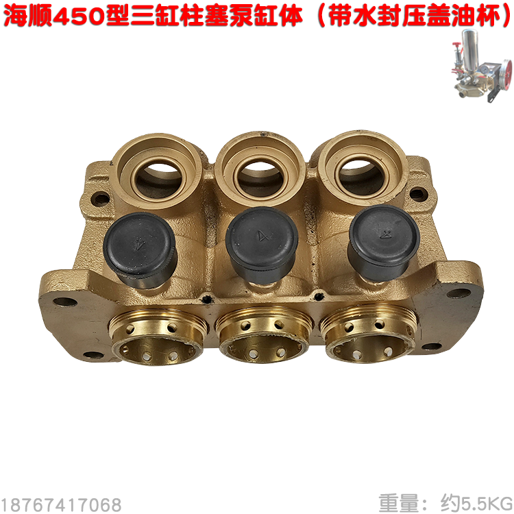 海顺型柱塞泵缸体水封压