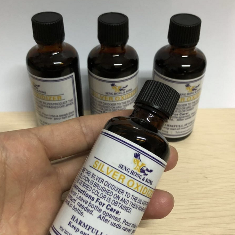 泰国鹰牌银发黑剂泰银药水复古银饰925纯银发黑水做旧水首饰氧化