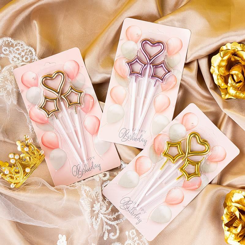 仙女爱心棒烟花火焰蜡烛生日宴烛心形烟花表白求婚创意浪漫棒