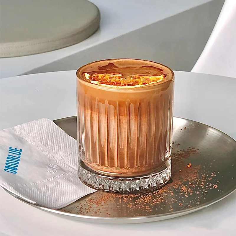 风美式拿铁冰咖啡杯下午