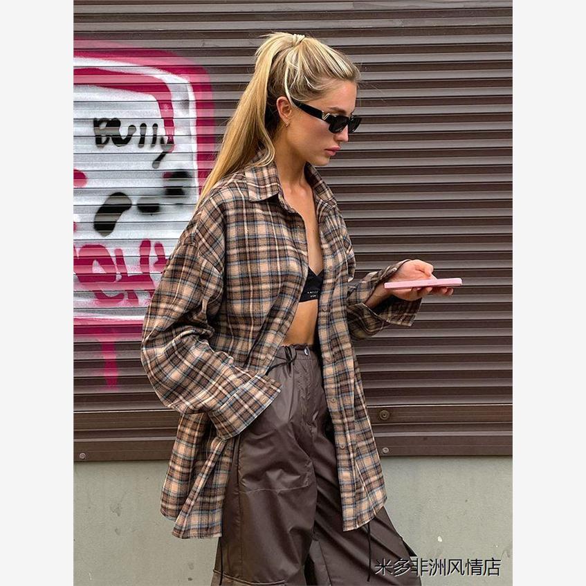 Women'sshirts美式复古