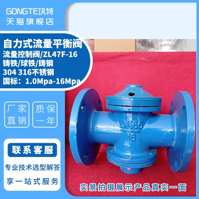 自力式流量控制阀Z47F-16自力式流量调节阀 动态流量平衡阀DN5065