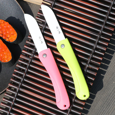 张小泉水果刀宿舍刀便携随身折叠陶瓷刀家用迷你瓜果刀小刀削皮刀