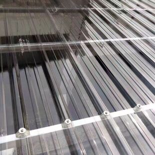 新品全透明PC采j光瓦PC耐力板塑料玻璃瓦屋顶车棚雨棚天井温室大