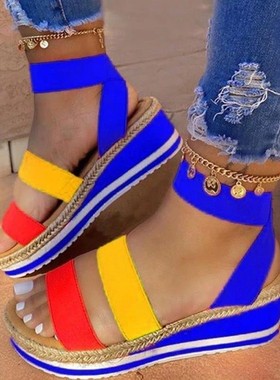 summer beach shoes sandals for women ladies Flats platform