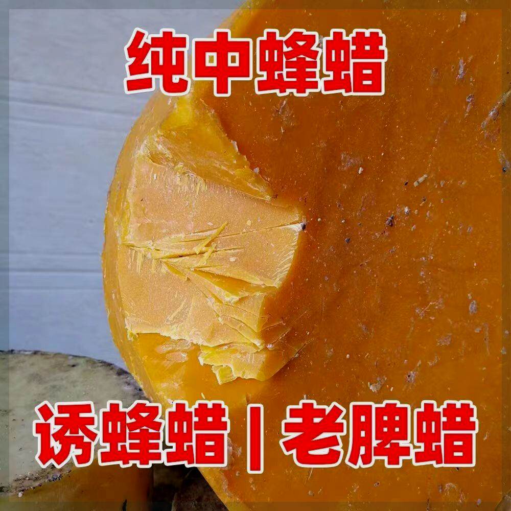 纯天然正宗中蜂诱蜂蜡分蜂诱蜂专用老巢脾蜡招蜂封酒抛光野蜂诱捕
