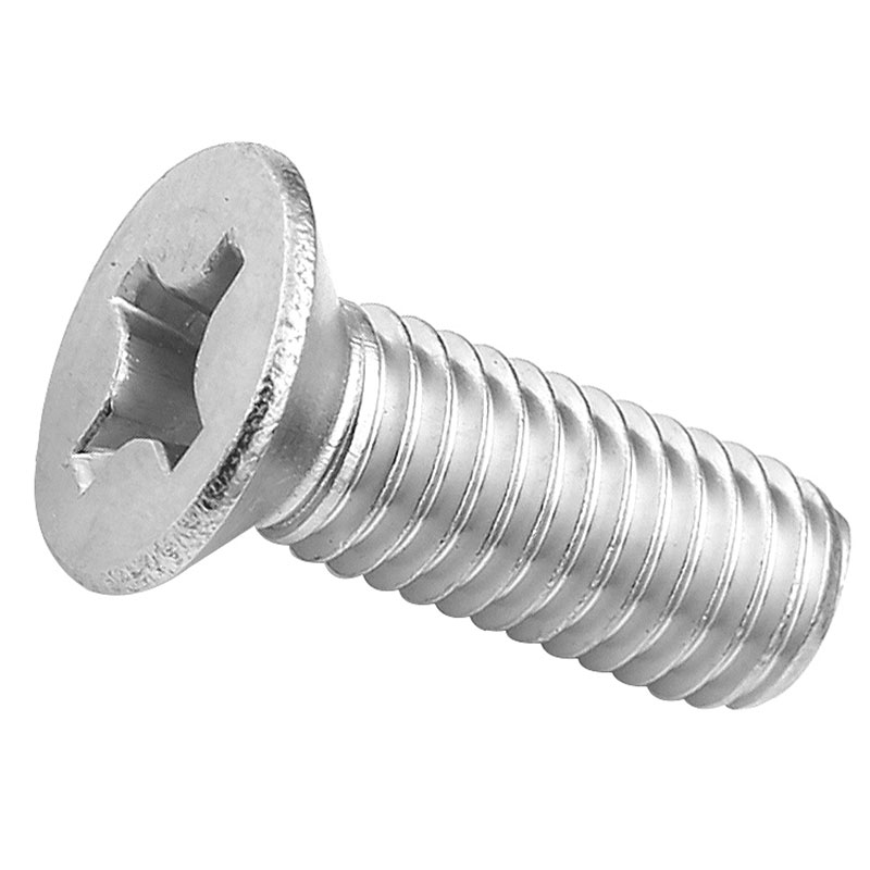 不锈钢平头螺丝沉十字机