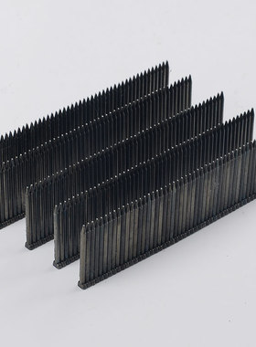 钉固国标黑色无头钉钢钉实木踢脚线专用钉加硬FST18 20长30黑排钉