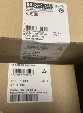 议价菲尼克斯总线模块ILC 131 ETH 号2700973
