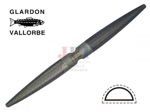 瑞士进口 Glardon Vallorbe 鱼牌双头蜡锉 雕蜡锉刀 8寸
