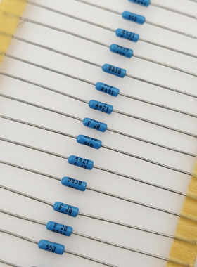 4.42K天蓝色1/4W 进口DALE发烧1%高精度精密金属膜电阻 可代4.4K