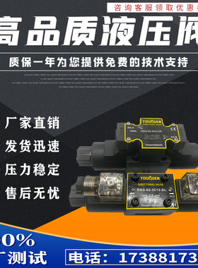 油昆液压电磁阀DSG-02-3C2-DL DSG-02-2B2-LW 3C4 3C6 2D2-N1-50