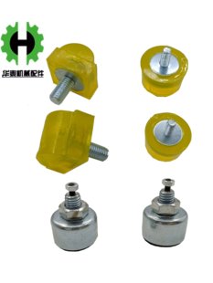 注塑机磁铁橡胶防震器安全门防震块M10 海天注塑安全门磁性限位块