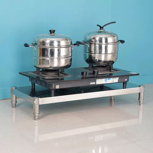 Простая напольная полка для хранения из нержавеющей стали, кухонная полка для хранения приправ, микроволновая печь, 1 слой, 304, однослойная