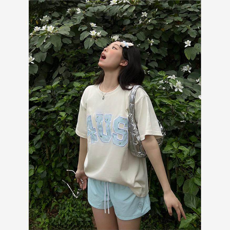(4UYES)春夏贴布绣碎花国