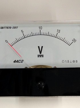 44C2 5V10V12V20V30v 50V 100v直流指针式电压表 面板表 开关柜表