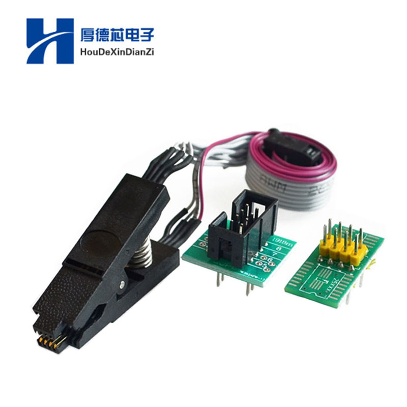 测试夹子免拆芯片烧录座