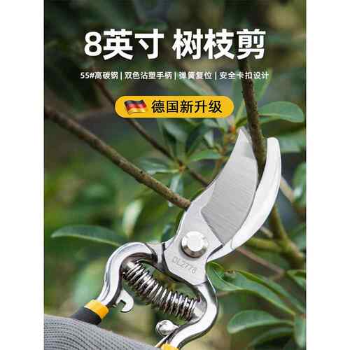 德国品质剪树枝专用剪刀园艺修枝剪园林果树粗枝修花省力SK5剪子