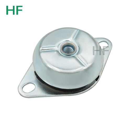 Rubber shock absorber generator vibration isolation