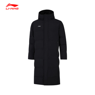 冬季 2025新款 连帽加厚防风过膝运动AYMV347 羽绒服男女款 李宁长款