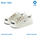 小白鞋 smiler开口笑帆布鞋 Ouder 厚底增高大头鞋 迪丽热巴同款