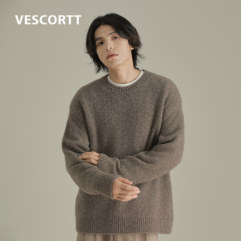 牦牛绒羊驼绒美利奴羊毛混纺毛衣