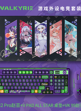 【外设全家桶】瓦尔基里VK99三模客制化机械键盘鼠标台式电脑通用
