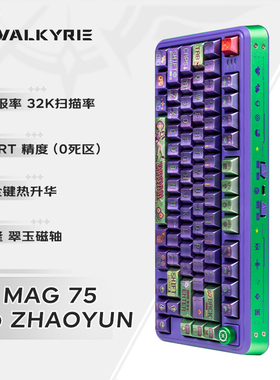 瓦尔基里(VALKYRIE) VK MAG 75 电竞磁轴键盘 全域0.01 无畏契约
