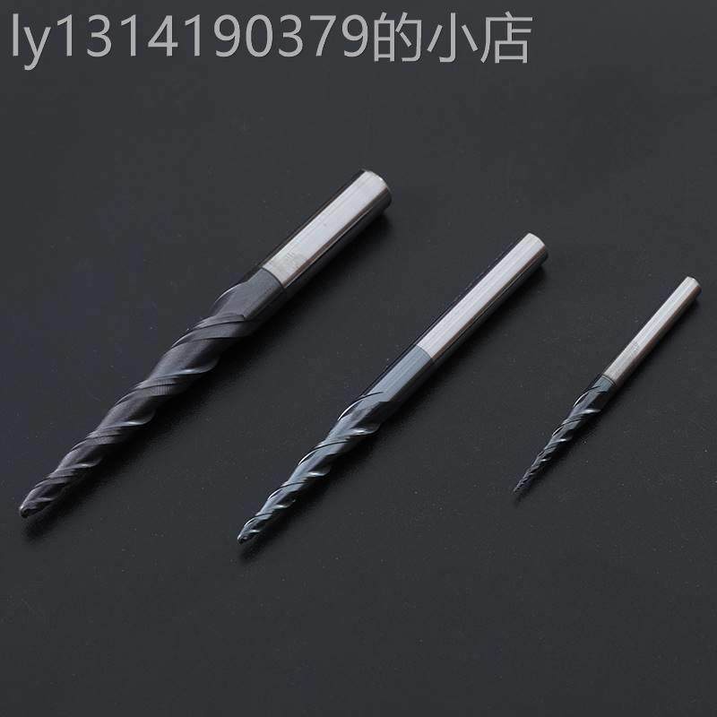 55度锥度球刀球头铣刀钨钢合金斜刀锥度加长立铣刀雕刻刀数控铣刀