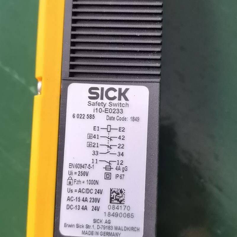 议SICK西克安全门锁装置开关I10-M0233号6022580议