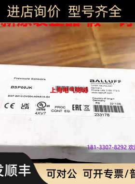 Balluff 巴鲁夫BSP B010-DV004-A04A1A-S4压力传器 BSP00JK
