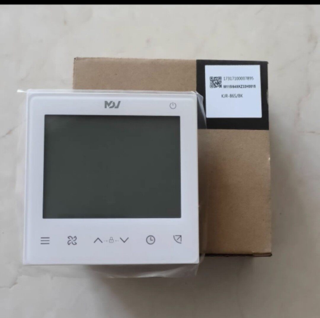 适用美的原装线控器kjr-86s线控器两芯线v8多联机控制器面板二线