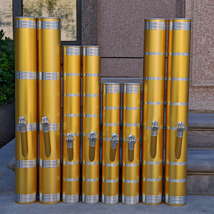 精品铝合金水烟筒云南高档烟斗大号耐用便携式水烟壶烟袋加厚款