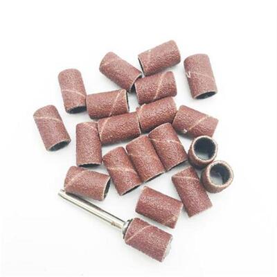 80 Grit Drum Sanding Sand Mandrels Fit for Nail Drill Rotar