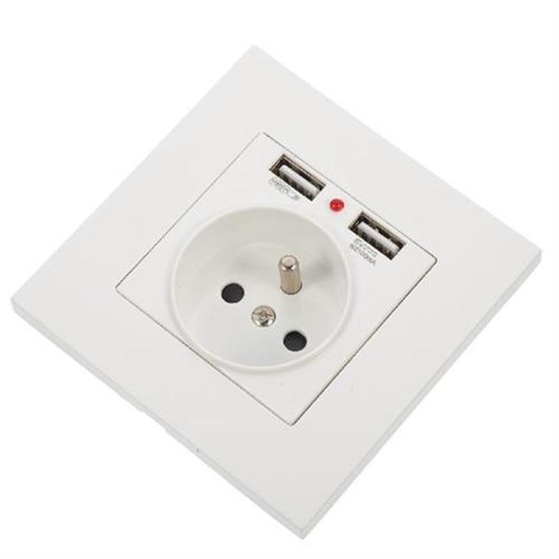 86 Type Outlet Receptacle Wall Panel Socket Concealed Wall