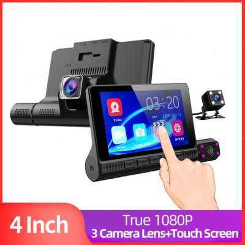 Car Video Recorder Dash Cam Dual Lens HD 1080P Touch Screen