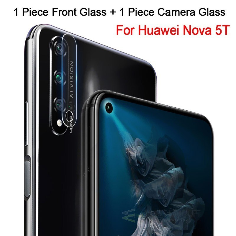 2in1 Nova 5T protective glass for huawei Nova 5 T Nova5t T5