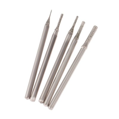 7Pcs Dremel Accesories 2.35mm Shank Cylindrical Diamond Grin