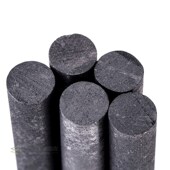 Black Cylinder Carbon 99.99% 5pcs Electrode Rod Graphite
