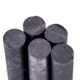 Black Cylinder Carbon 99.99% 5pcs Electrode Rod Graphite