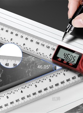 200/300mm Digital display Angle Ruler Instrument Inclinomete