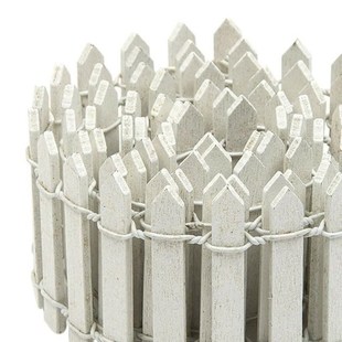 Fence Accessories Pieces Decor Landscape Plant Wood Potted