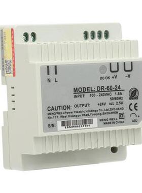 Din-Rail Power Supply DR-60-24 60W Single Output 24V Din-Rai