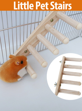 Small Animals Pet Stairs Parrot Springboard Platform