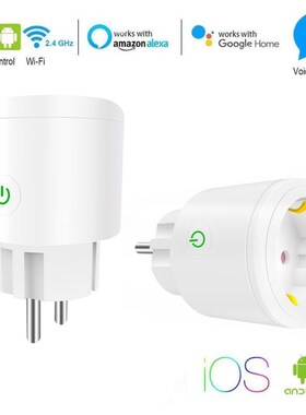 Smart Plug 10A/16A Wifi Smart Socket Tuya Smart Life App EU