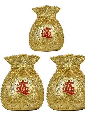 Flower Vase Planter Pot Money Bag Shape Wealth Money Bank Co