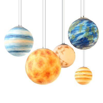Nordic Planet Pendant Light Creative Pendant Lamp  E27 Acryl