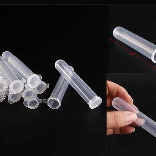 10pcs/set 10MLClear Micro Plastic Test Tube Centrifuge Vial