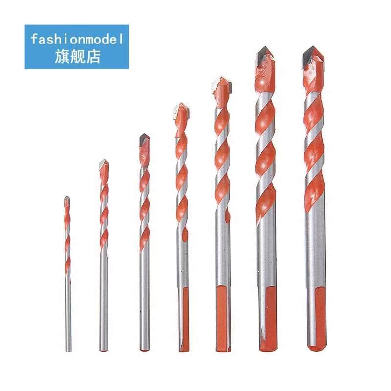 7pcs/lot 3mm-12mm Multifunctional Glass Drill Bit Twist Spad
