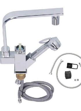 Water Tap Powerful Flushing Sink Faucet with Pull Down